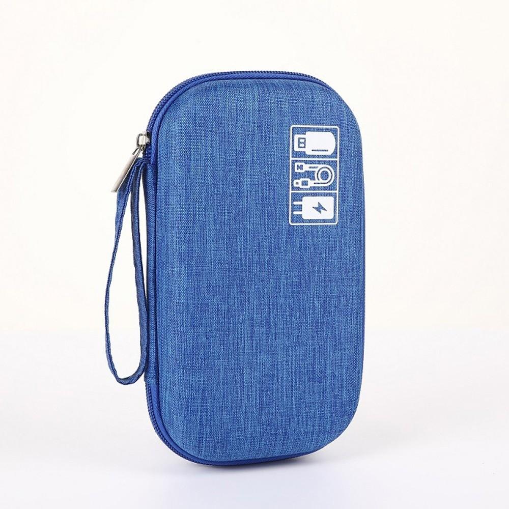 Shockproof Earphone Storage Bag Hard Data Cable Organizer Bag  Earphone Accessories