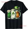 Irish Beer Ireland Flag St Patricks Day T Shirt Vintage Washed Soft Casual Designer Clothes Versatile Breathable Stylish Unisex