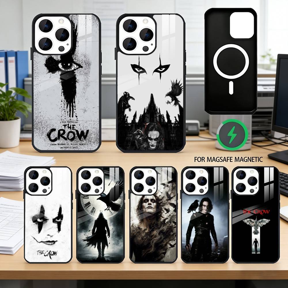 T-THE CROWS T-Thriller Phone Case For iPhone17,16,15,14,13,12,11 Plus,Pro Magnetic For Magsafe Wireless Charging