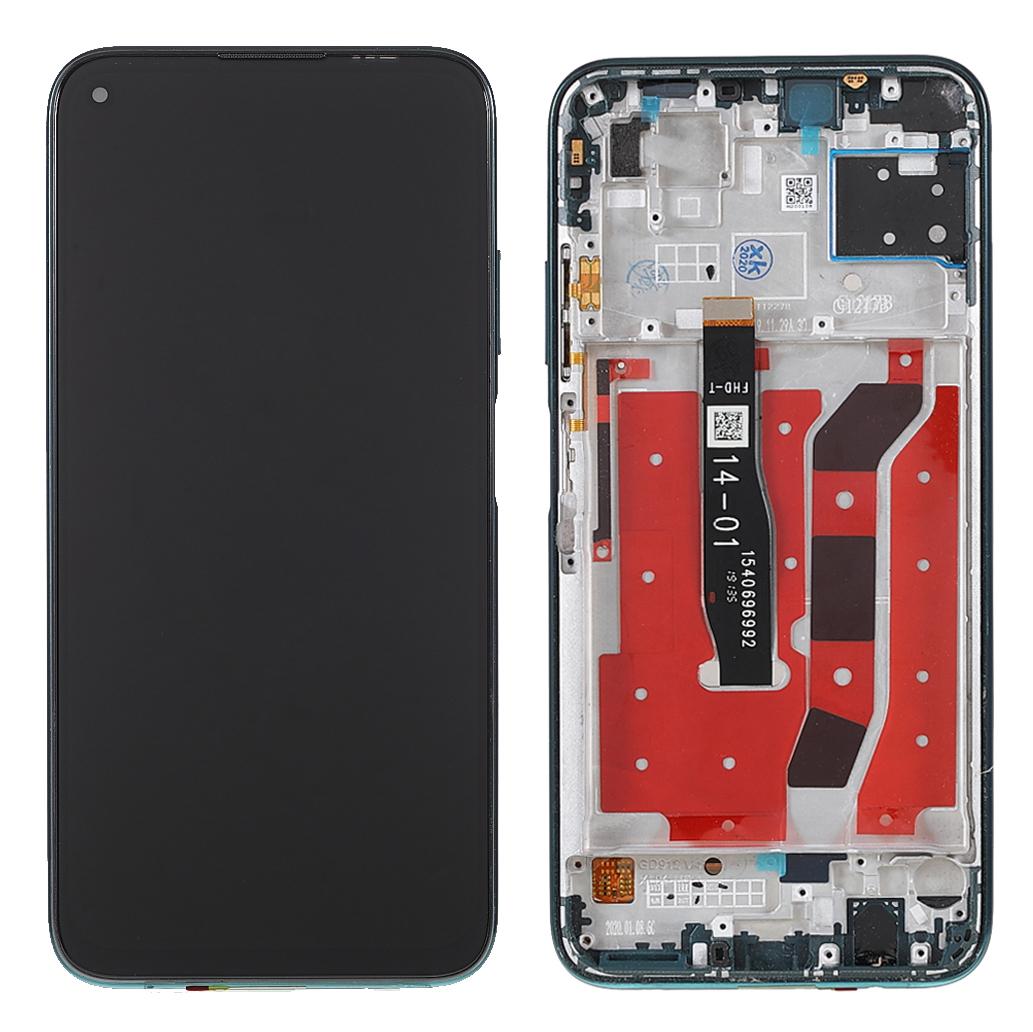 

For Huawei P40 lite 4G/nova 6 SE LCD Display Screen and Digitizer Assembly+Frame Replacement Parts (without Logo) Green