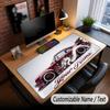 Tema de Corrida de Carros Mouse Pad Personalizado com Nome Texto Personalizado Tapete de Mesa Para Escritório Decoração de Casa