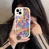 Lisa Frank Art For IPhone 16 15 14 16E 13 12 11 Pro Max Plus Phone Leather Case