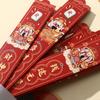 12pcs/box Cartoon Lottery Red Envelopes Zodiac Snake Fortune Hongbao  Spring Festival