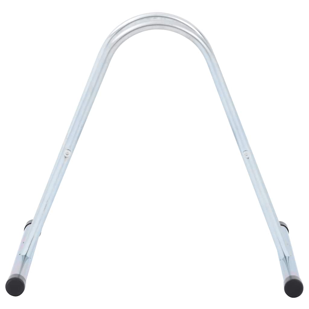 Vidaxl Stand For 1 Bicycle, Freestanding, Galvanized Steel