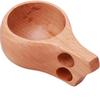Beech Single Hole Double Hole Elephant Nose Shape Wooden Coffee Cup Home Decoration