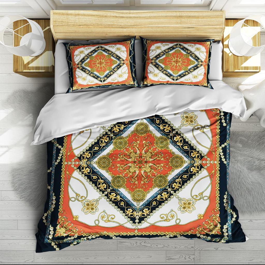 Three-Piece 3D Printing Four-Piece 3D Large-Size Pattern Bedding