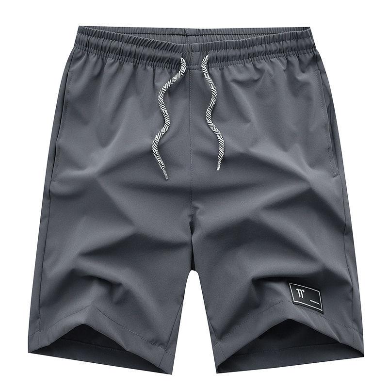 Pantalones casuales de cinco puntos de verano para hombre negro Pantalones casuales de cinco puntos de verano para hombre negro
