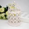 1PC Creative Candelabros Hollow Hanging Bird Cage Candle Holder Candlestick Lantern Bridal Decor Vintage Candlesticks Home Decor