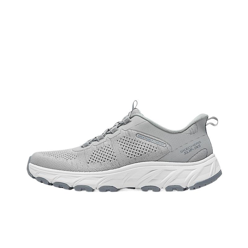 Skechers Outdoor Comfortable Versatile Simple Durable Low-Top Outdoor Functional Shoes Men shoes Gray 237799-GRY 41