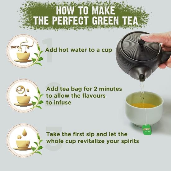 Twinings Grüntee Super Spar-Kombination (Minze & Zitrone 25S) - Taschen, 0,2 kg