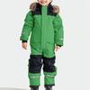 Children's Fashion Outdoor Waterproof Fleece-Lined Thickened Warm Boys' And Girls' One-Piece Ski Suit