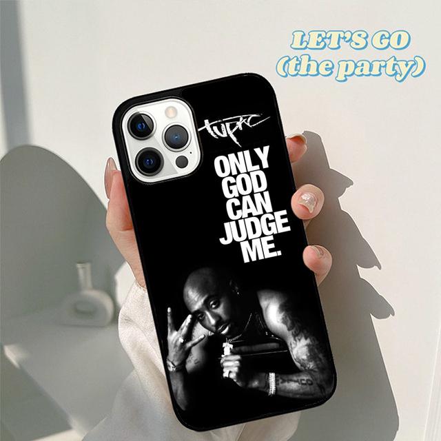 Hiphop Rap Singer 2Pac Tupac Shakur Phone Case Cover for iPhone 17 Air 16 16e 15 12 11 13 14 Pro Max Plus Coque