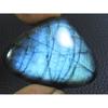85Cts. Natural Labradorite Blue Fire Pear Cabochon Loose Gemstone 30X42X07MM B-17