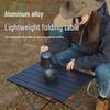 OEING Thickened Aluminum Folding Camping Table