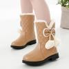 Children's Boots, Snow Boots, Girls' Thick Fleece And Warm Midsole Boots
