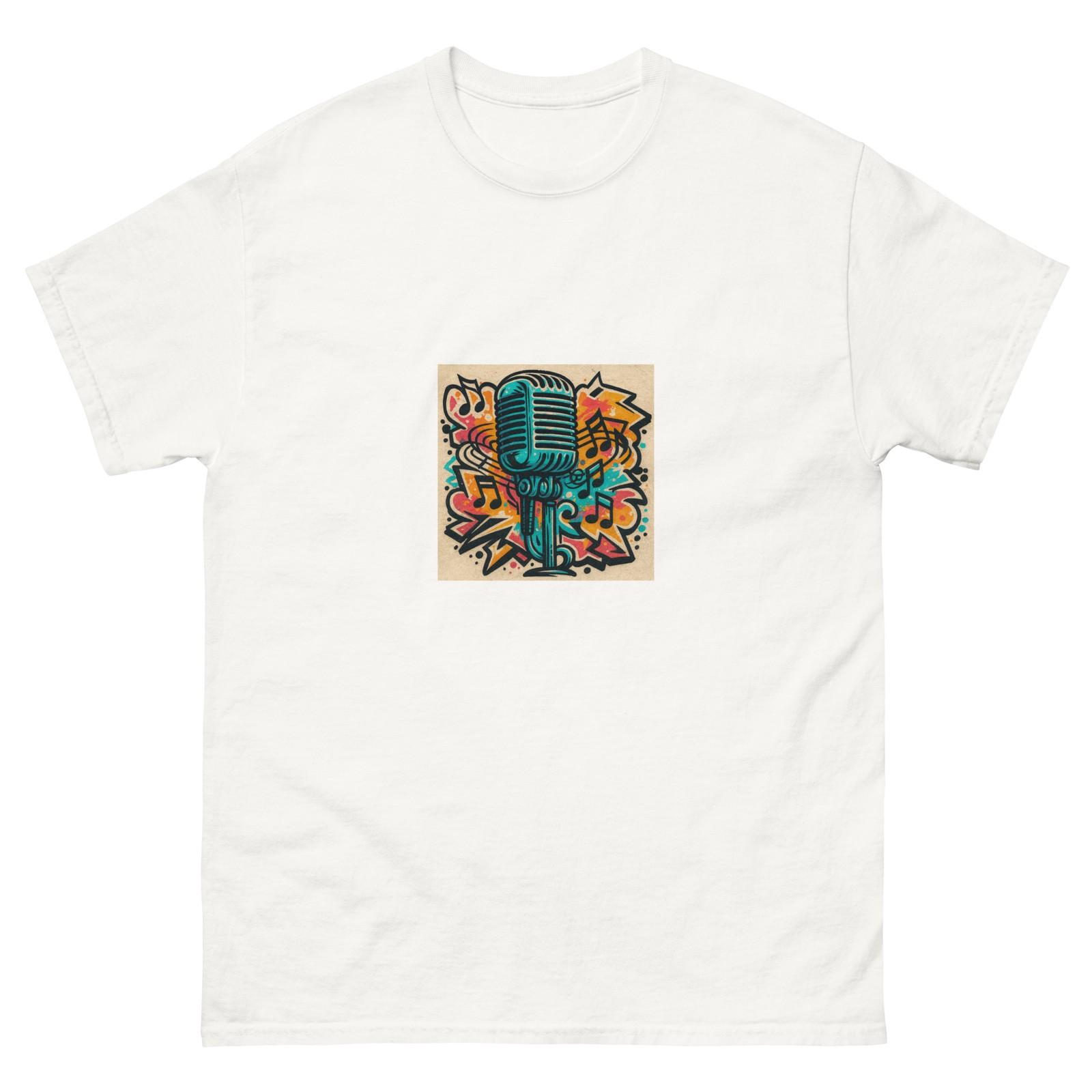 Microphone Graffiti Unisex classic tee S разноцветный