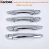 Door Handle Cover Trim For Hyundai Verna Solaris Accent 2018     Chrome Car Side Door Handles Cap Accessories