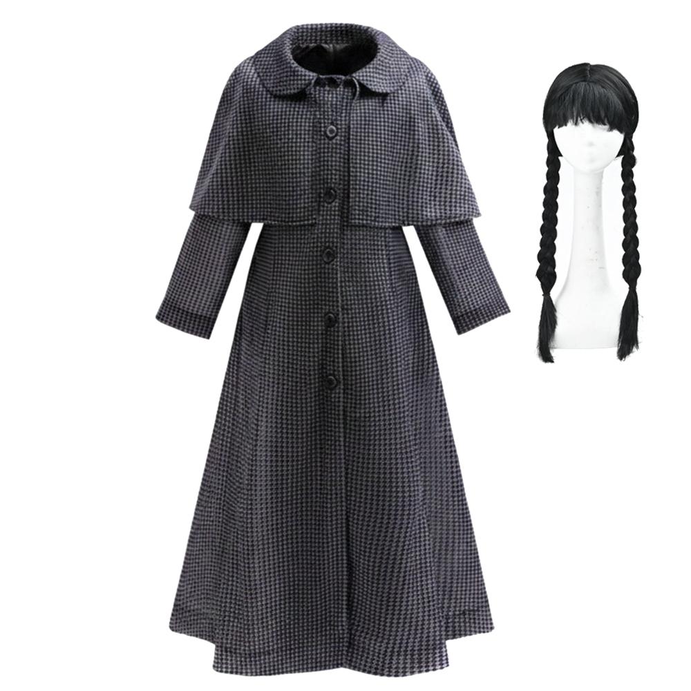 2026 Girls Role Play Coats Wedn Costume Dress Set Gothic Clothing Halloween Cosplay Party Dress Up Suit Girls Gift