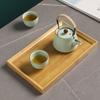 Retro Style Food Storage Trays Natural Bamboo Dessert Pallet Decorate Tray Wooden Tray  Bathroom