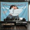 Aitana Name Wandteppich Ästhetischer Wandbehang Bedruckter Stoffdecke Dekorative Wandteppiche für Schlafzimmer Wohnzimmer Heimdekoration