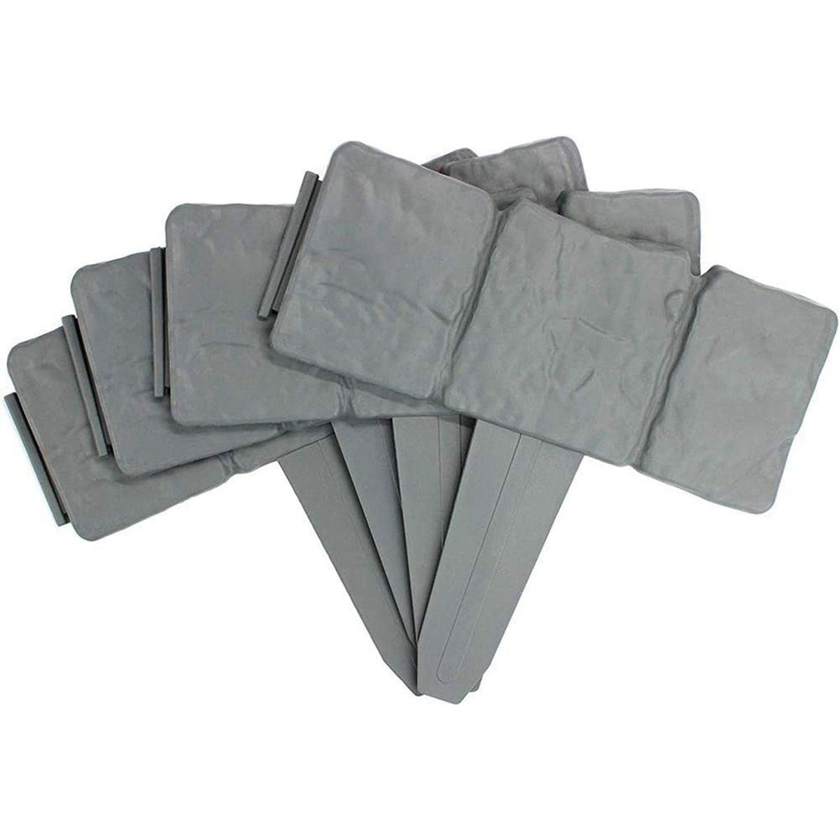 

Садовый бордюр из пластика под булыжник для дорожки, ограждения, кромки газона, бордюра для растений, цветника 10pcs