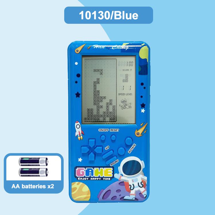 Retro Tetris Handheld Game Console with Large Screen for Kids - Retro 80s/90s Classic Electronic Toy
