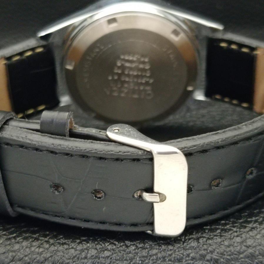 MENS REFURBISHED CITIZEN 8200 JAPAN AUTOMATIC WHITE DIAL WATCH a426235-2 RL620c-a426235