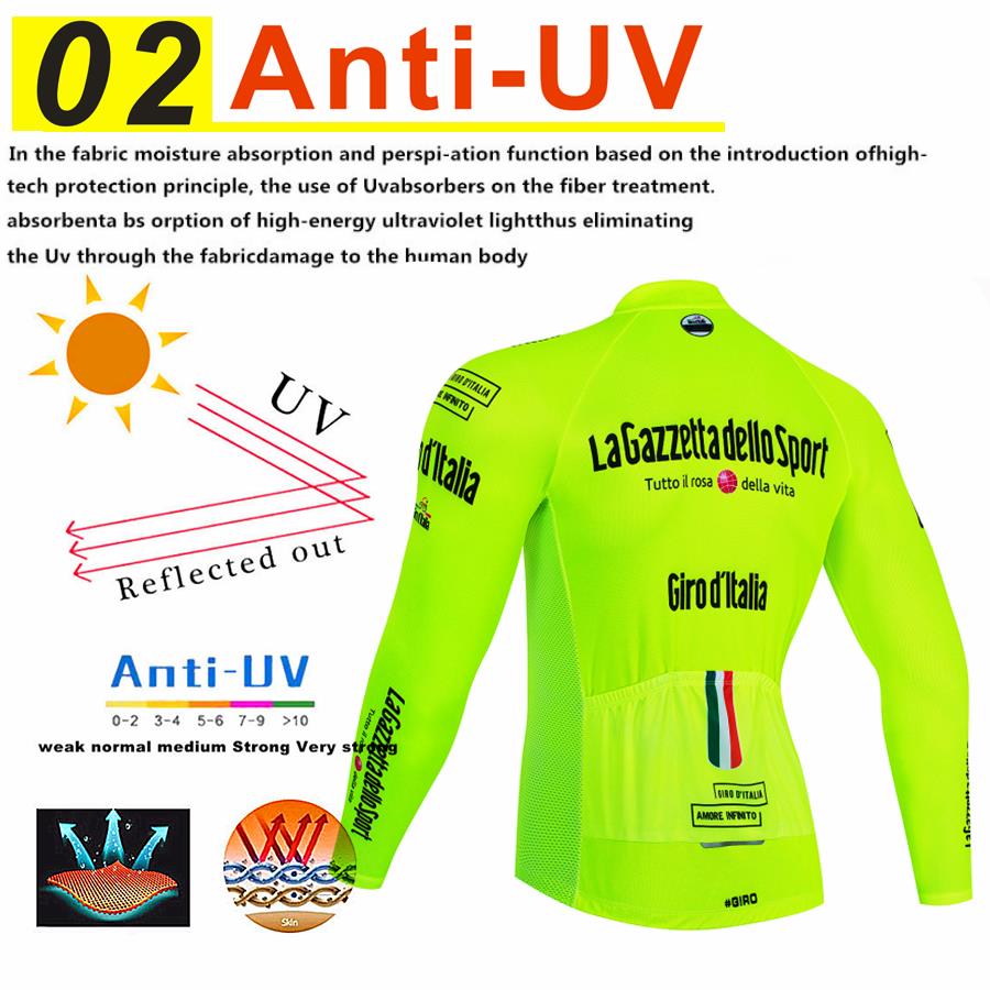 2025 Tour De Giro D'ITALIA Cycling Jersey Set Winter Thermal Fleece Long Sleeve Cycling Clothing MTB Bike Clothes Cycling Suit