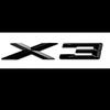 3D ABS Logo X3 Emblem Letters Badge Car Rear Trunk Sticker For BMW X3 F25 E83 G01 G45 Xdrive 20d 30d 20i 28i 30i 35i Accessories BX9