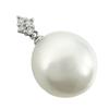 Pendant Top Silver Women Pearl Used
