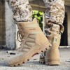 Men's New Autumn and Winter Ankle Boots Desert Boots Safety Shoes Hiking Boots Anti-slip Wear-resistant Men's Short