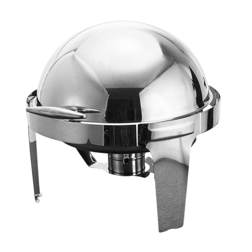 Buffet Server Built-in Damping 6L Solid Water Saucepan Fuel Holders for Wedding Hotel Dining Room