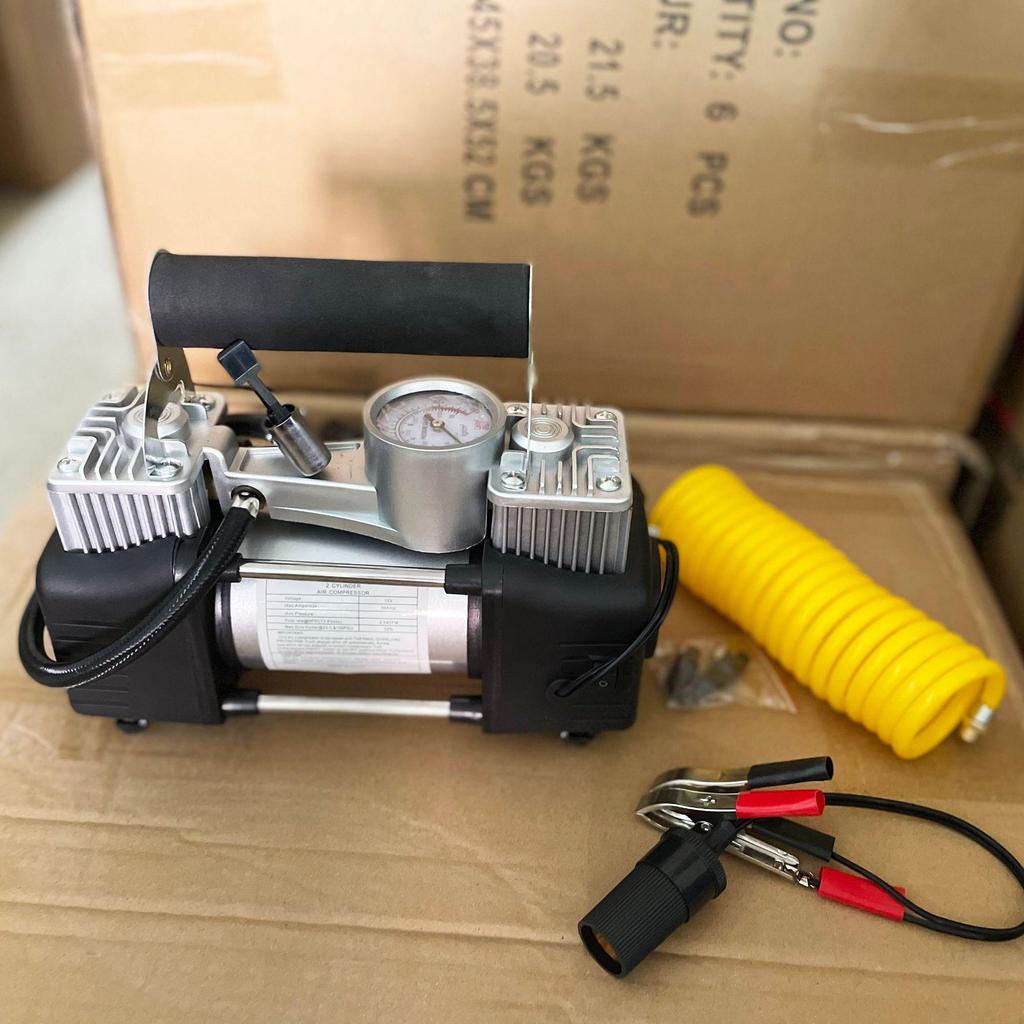 Portable High-Power 12V Car Air Pump with Fast Charging