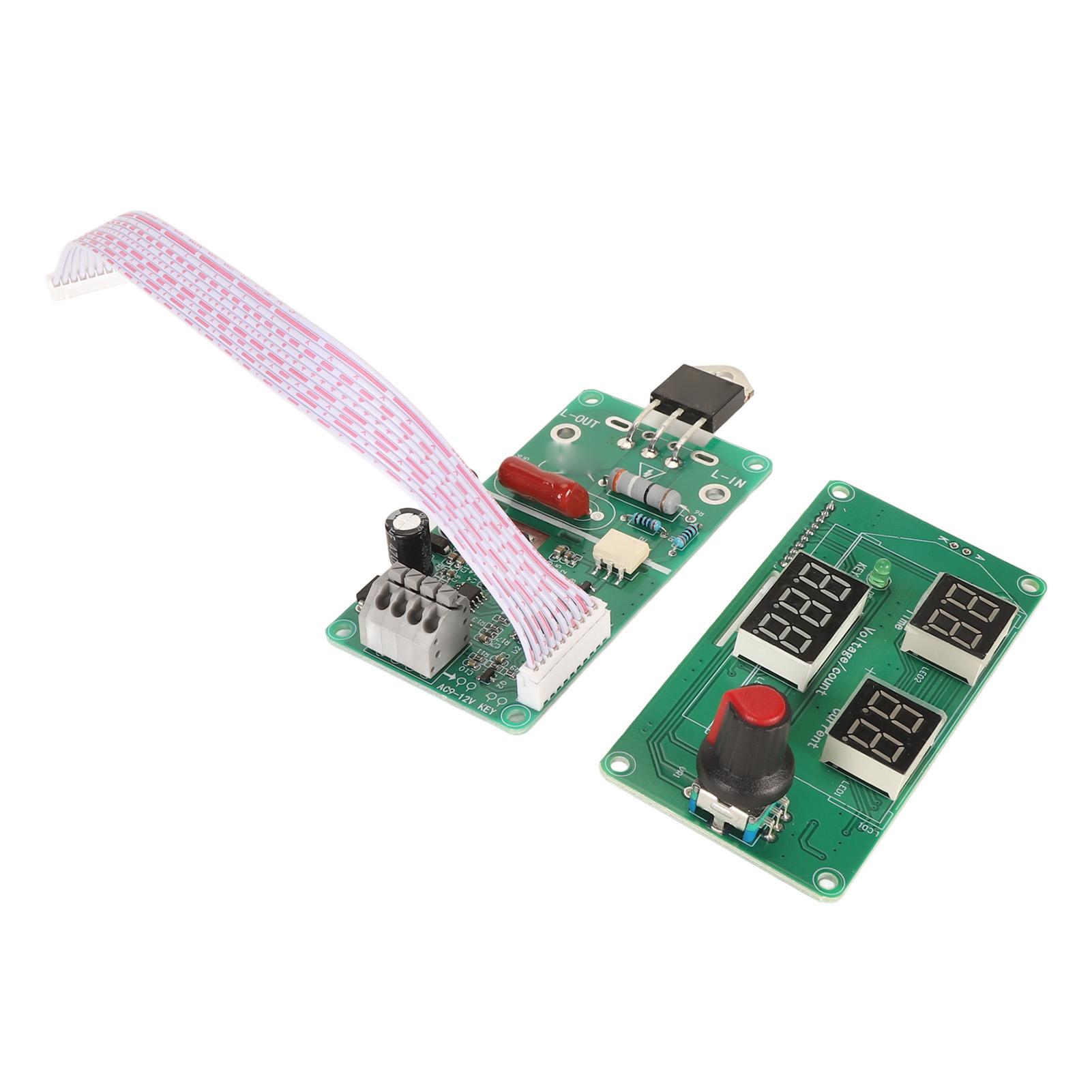 

Модуль керування точкового зварювача 40A 9–12 В РК-цифровий дисплей від 0 до 999 підрахунок цифрових одиничних імпульсів