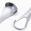Stainless Steel Tongue Scraper Cleaner for Adults Eliminate Bad Breath Dental Scraper Tool Metal Tongue Brush