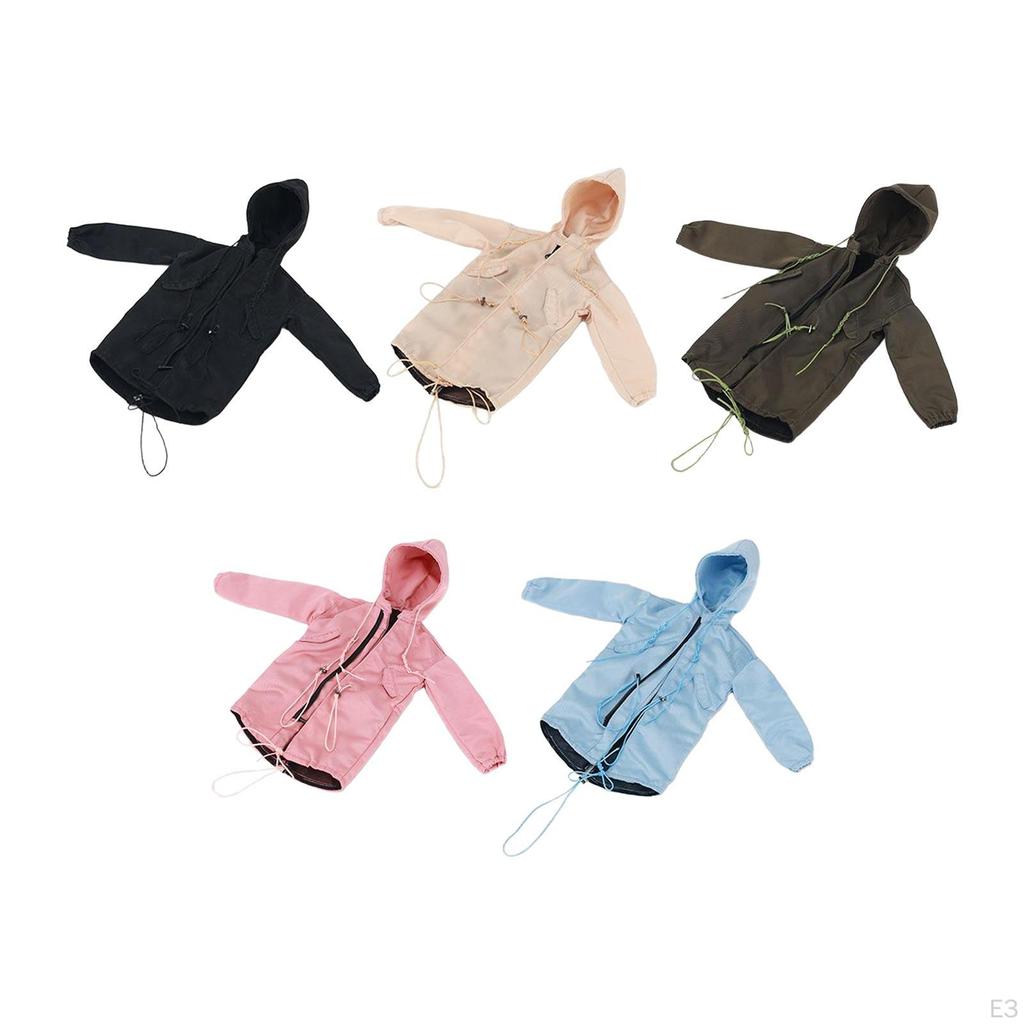 1/6 Female Clothes for 12" Action Figure Loose Workwear Long Sleeved Collectible Fashion Wear