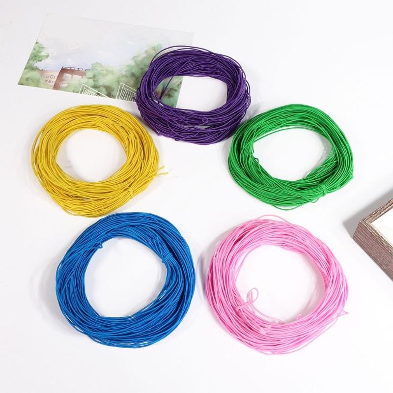 25 Meter 1mm Stretchy Beading Cord Smooth Elastic Thread For Handmade Necklace And Bracelet Accessories