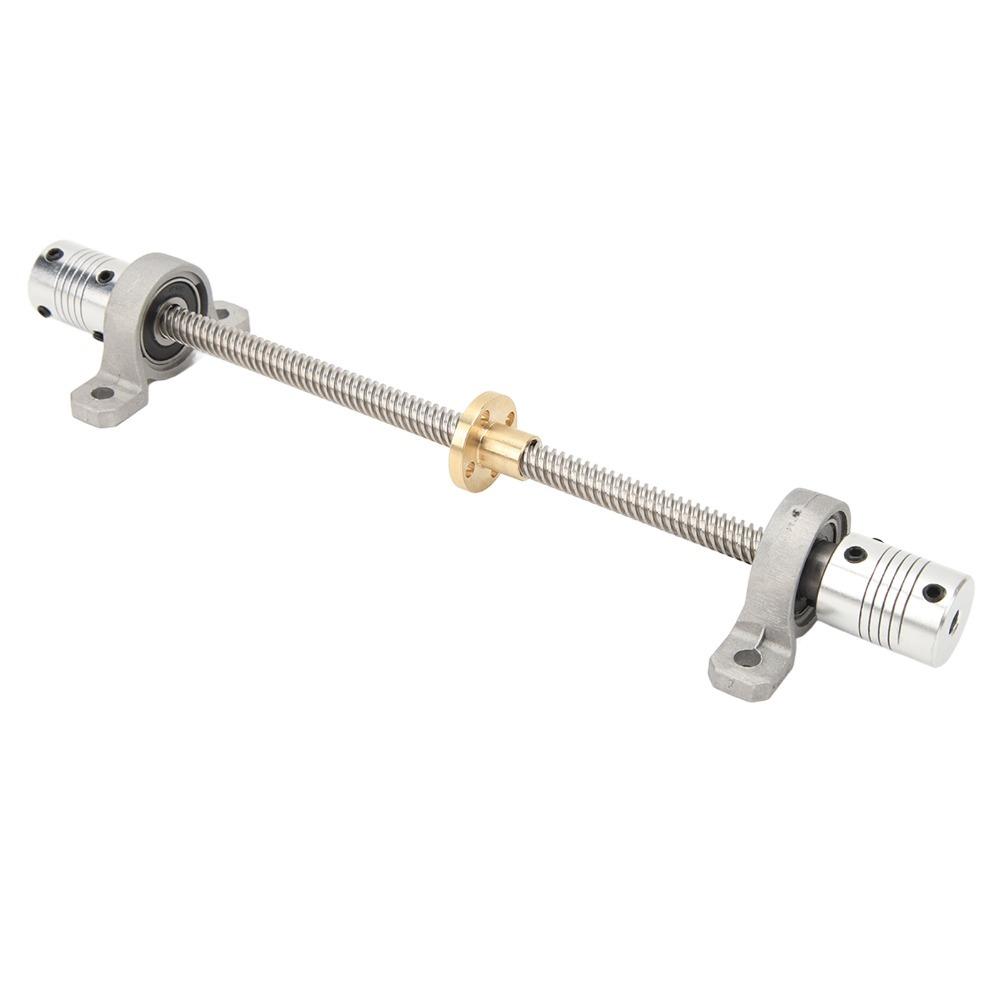 16pcs 8x200mm Rod Linear Motion Guide Rod SC8UU Block Flexible Shaft Coupling For DIY CNC Machine