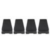 uxcell Tire Changer Tool Accessories Tire Changer Plastic Insert Tire Changer Clamp Cover Protector Short Style Black 4pcs