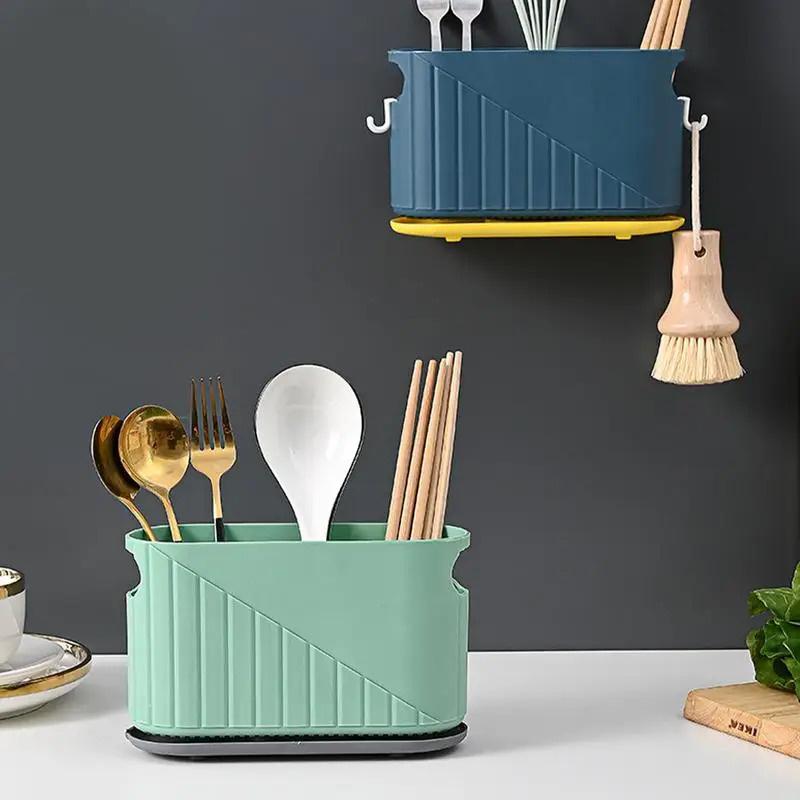 Chopstick storage rack, multifunctional kitchen utensils, detachable tableware drainage