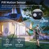 468LED Split Solar Lamp 3 Lighting Mode Outdoor Decoration Sunlight Wall Light PIR Motion Sensor Waterproof Yard Garden Lighting