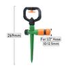360 Degree Garden Lawn Sprinkler 1/2" Male Thread Scattering Nozzle Automatic Rotating Watering Irrigation Sprinklers