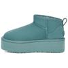 Cow Split Leather Solid Color Thick Sole Commuter Versatile Comfortable Short Snow Boots Women Boots 1135092-DEE