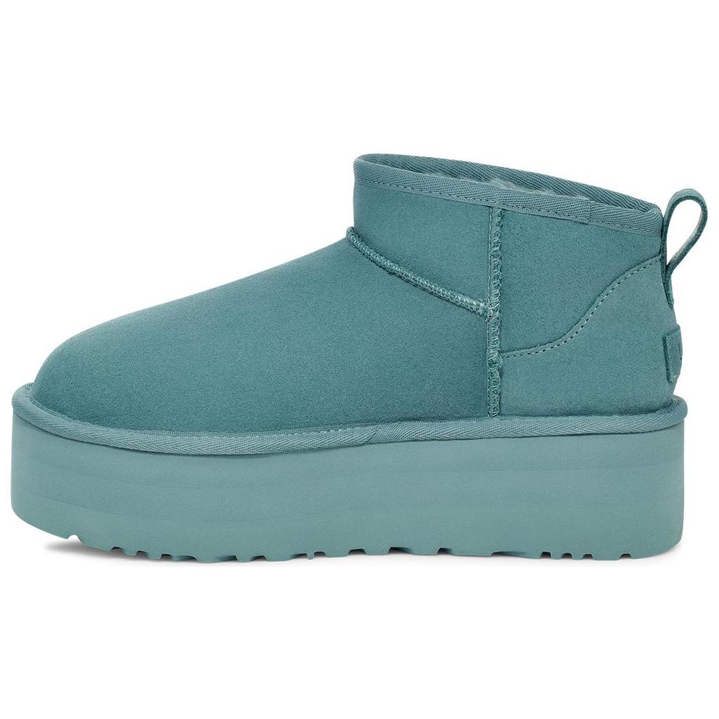 UGG Cow Split Leather Solid Color Thick Sole Commuter Versatile Comfortable Short Snow Boots Women Boots 1135092-DEE