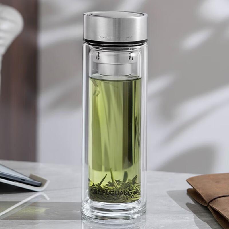 FUGUANG Noble Double-Layer Borosilicate Tea Infuser Cup