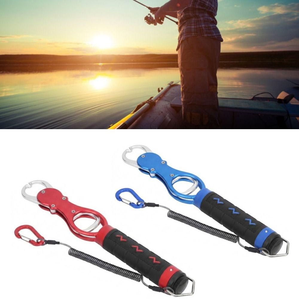 Aluminum Alloy Fish Controller Non-Slip Handle Fish Scale Portable Fish Grabber Outdoor Adventures