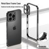 Ultra-Thin Lightweight Metal Frame iPhone 16/15 Pro Case with Seahorse Buckle Design and Heat Dissipation