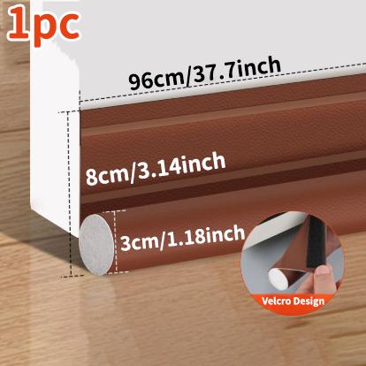 Türunterseitendichtungsstreifen, flexibler Windgeräuschreduzierungsstopper unter dem Türblocker, Antikollisions-Staubschutz-Schallschutzstreifen