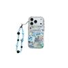 Graffiti Welpen Ketten Handyhülle für iPhone 14/15/16 Pro Max/17