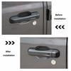 Carbon Fiber Door Handle Cover Trim Bezel For Jeep Wrangler JL 18-23 Accessories